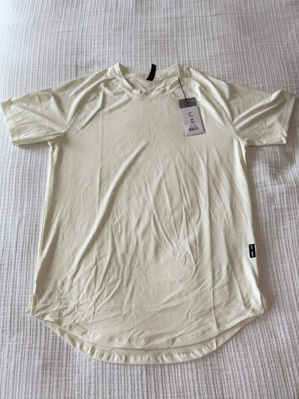 ASRV AeroSilver Established Tee Ivory Cream Men's S DSG-0660